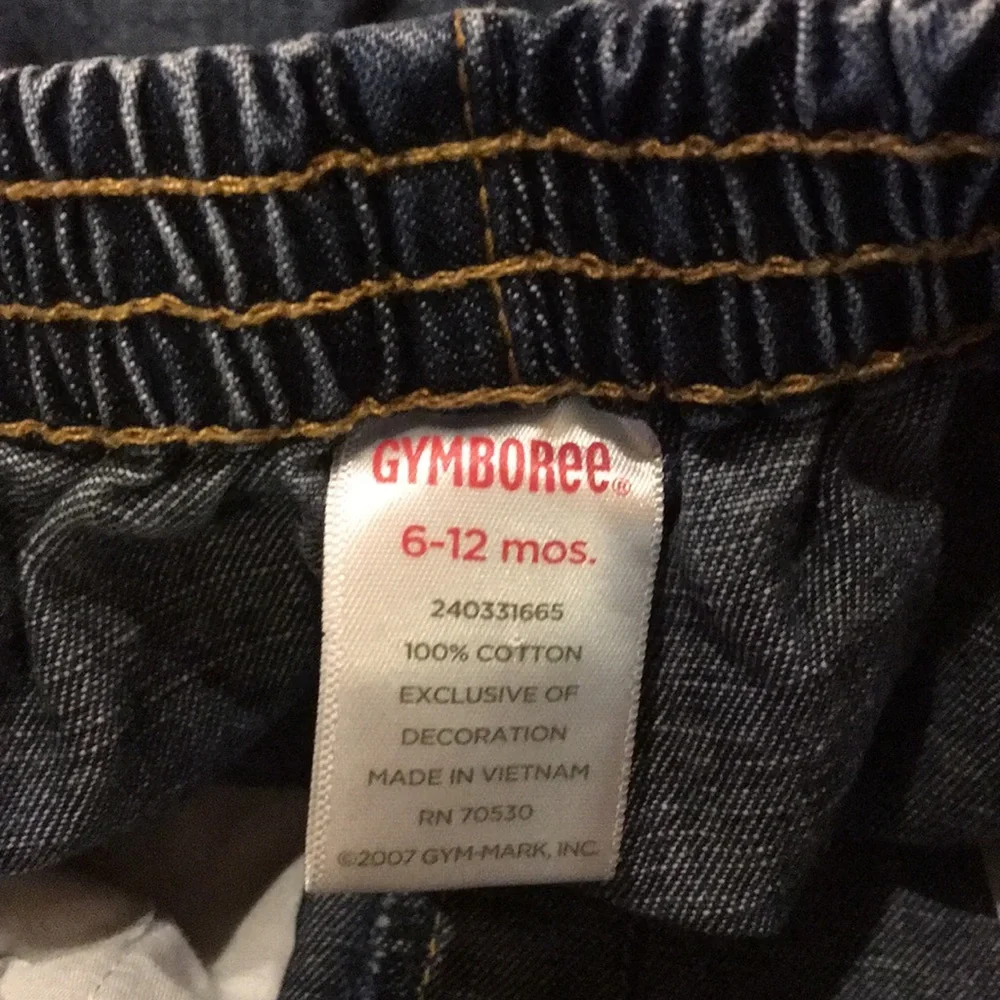 Gymboree embroidered hearts 💕 denim jeans